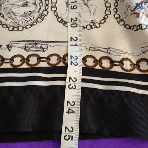 S'MaxMara silk sleeveless vacation print blouse size 4 - Picture 6 of 10